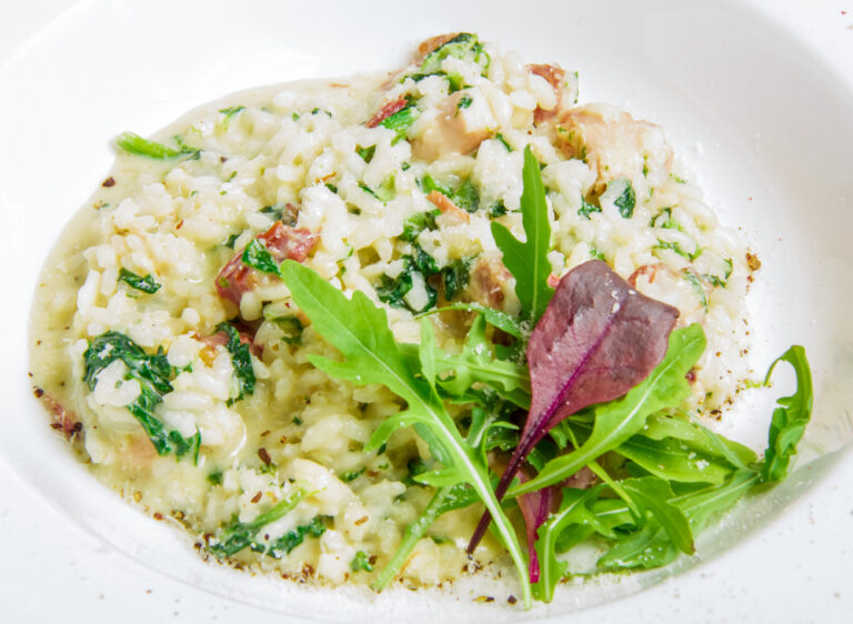 membuat risotto